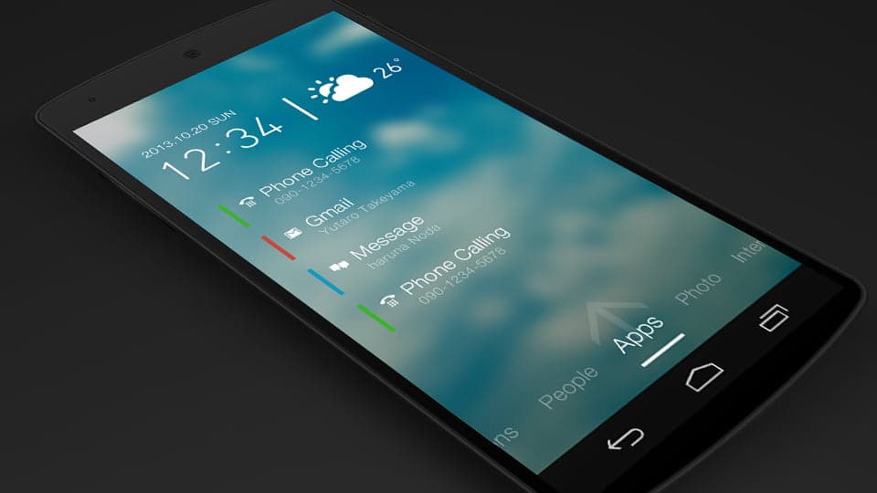 Android Concept Model UI